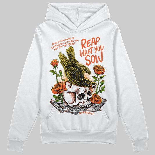 MSCHF Super Normal 2 Orange Milk DopeSkill Hoodie Sweatshirt Reap What You Sow Graphic Streetwear - White