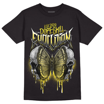 Jordan 11 Low 'Yellow Snakeskin' DopeSkill T-Shirt DopeSkill Evolution Graphic Streetwear - Black