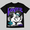 Jordan 6 "Aqua" DopeSkill T-Shirt Real Ones Choose Loyalty Graphic Streetwear - Black