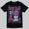 PURPLE Sneakers DopeSkill T-Shirt Pretty Girl Swag Graphic Streetwear - black