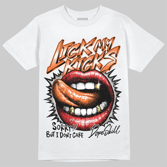 Jordan 1 Retro High OG Shattered Backboard (2025) DopeSkill T-Shirt Lick My Kicks Graphic Streetwear - White