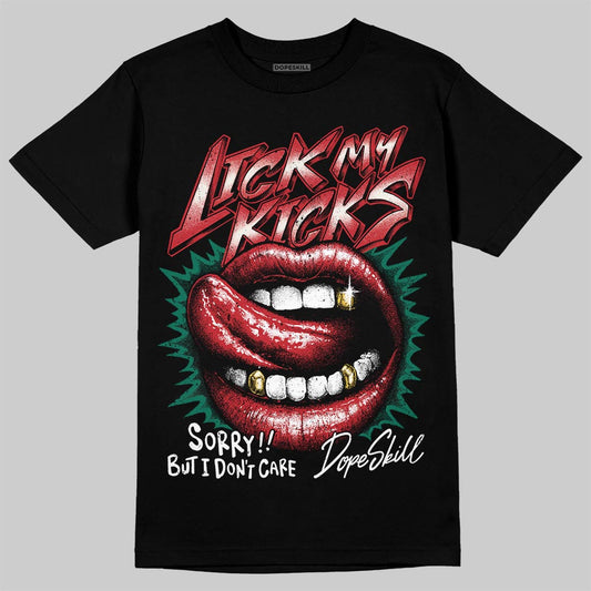 Jordan 3 Mexico 'El Vuelo' DopeSkill T-Shirt Lick My Kicks Graphic Streetwear - Black