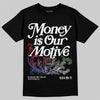 Jordan 11 City Pack “285” Atlanta DopeSkill T-Shirt Money Is Our Motive Typo Graphic Streetwear - black