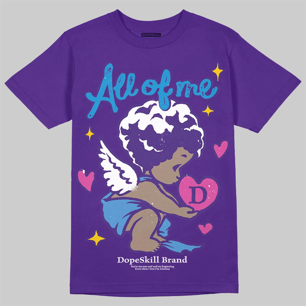 PURPLE Sneakers DopeSkill T-Shirt All Of Me Graphic Streetwear - Purple