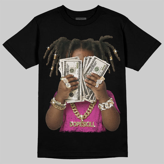 Jordan 4 “Comic” DopeSkill T-Shirt Rich Youth Graphic Streetwear - Black