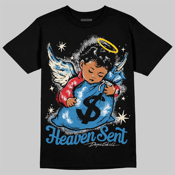 Jordan 3 Retro OG Rare Air DopeSkill T-Shirt Heaven Sent Graphic Streetwear - Black