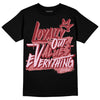 Valentine's Day Collection DopeSkill T-Shirt LOVE Graphic Streetwear - Black