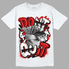 Jordan 1 Retro Low "Black Toe" DopeSkill T-Shirt Don't Quit Graphic Streetwear - White