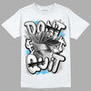 Dunk Low ‘Pure Platinum’ DopeSkill T-Shirt Don't Quit Graphic Streetwear - White