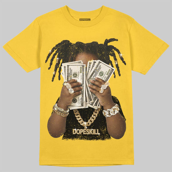 Jordan 4 Thunder DopeSkill T-Shirt Rich Youth Graphic Streetwear - Daisy