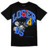 Royal Blue Sneakers DopeSkill T-Shirt Loser Lover Graphic Streetwear - Black