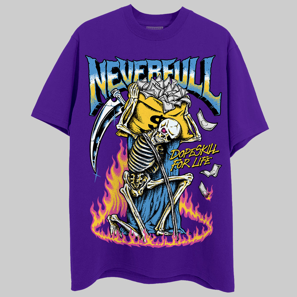 PURPLE Sneakers DopeSkill Purple T-Shirt NeverFull Graphic Streetwear