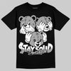Dunk Panda White Black DopeSkill T-Shirt Stay Solid Graphic Streetwear - black