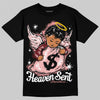 Jordan 3 Retro Valentine's Day Treat Yourself (2025) DopeSkill T-Shirt Heaven Sent Graphic Streetwear - Black
