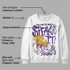 Field Purple 12s DopeSkill Sweatshirt Speak It Graphic