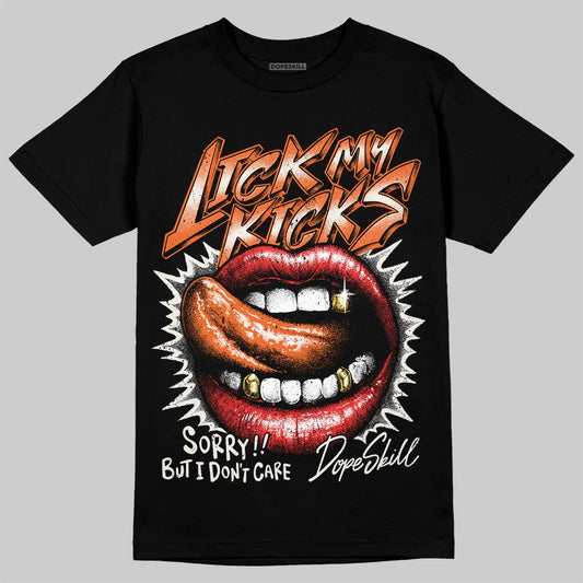Jordan 1 Retro High OG Shattered Backboard (2025) DopeSkill T-Shirt Lick My Kicks Graphic Streetwear - Black