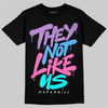PURPLE Sneakers DopeSkill T-Shirt They Not Like Us Graphic Streetwear - Black