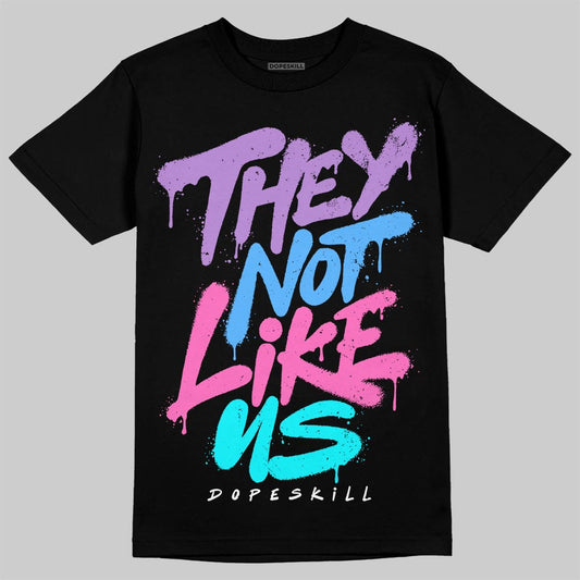 PURPLE Sneakers DopeSkill T-Shirt They Not Like Us Graphic Streetwear - Black