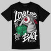 Dunk Panda White Black DopeSkill T-Shirt Loyal To The Bag Graphic Streetwear - Black
