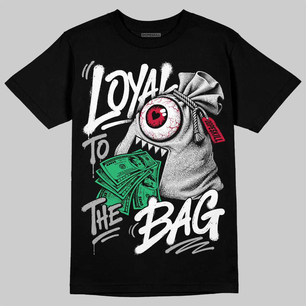 Dunk Panda White Black DopeSkill T-Shirt Loyal To The Bag Graphic Streetwear - Black