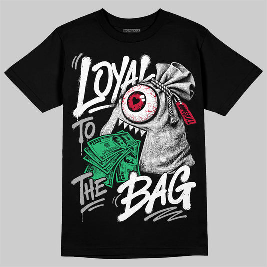 Dunk Panda White Black DopeSkill T-Shirt Loyal To The Bag Graphic Streetwear - Black