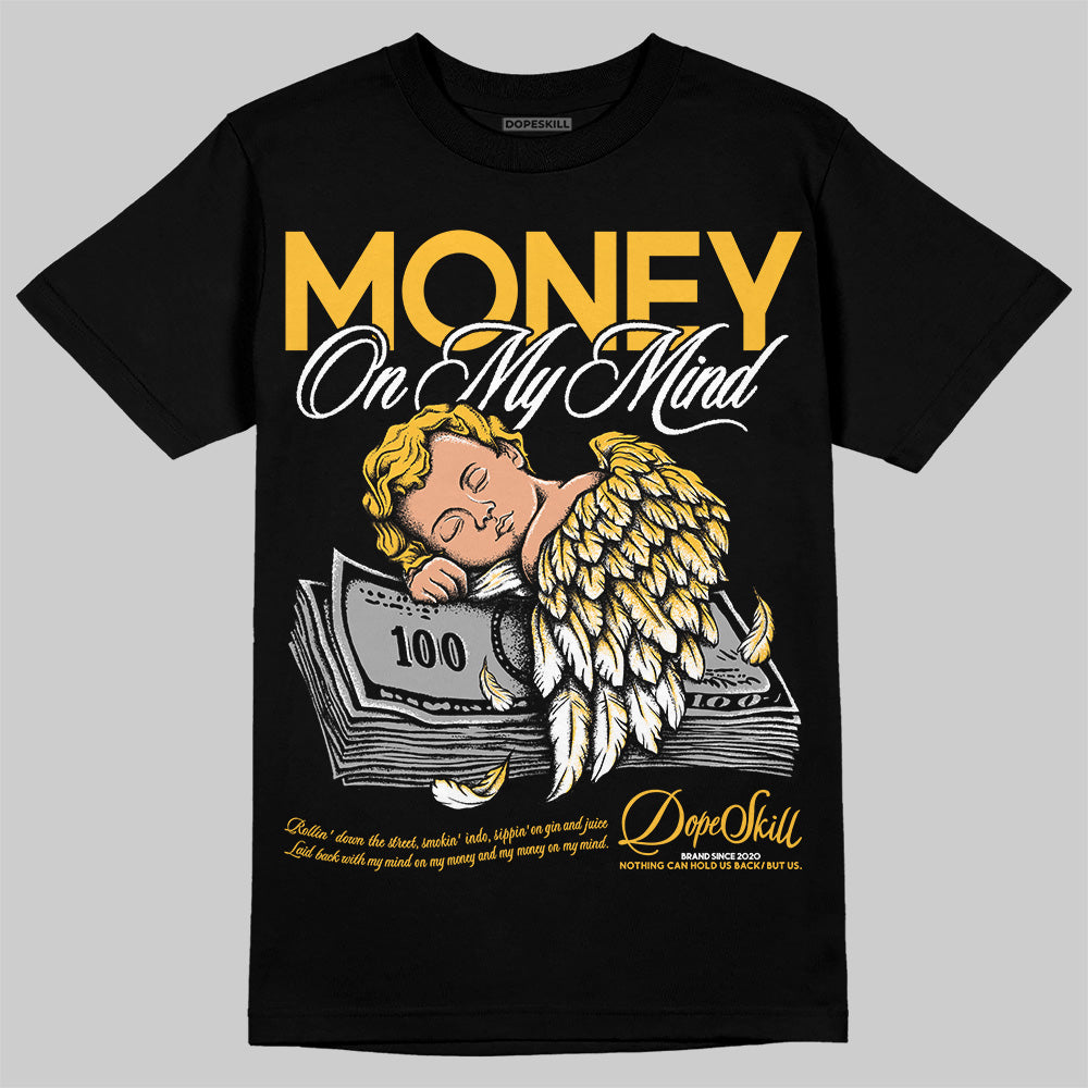 New Balance 9060 Varsity Gold (GS) DopeSkill T-Shirt MOMM Graphic Streetwear - Black