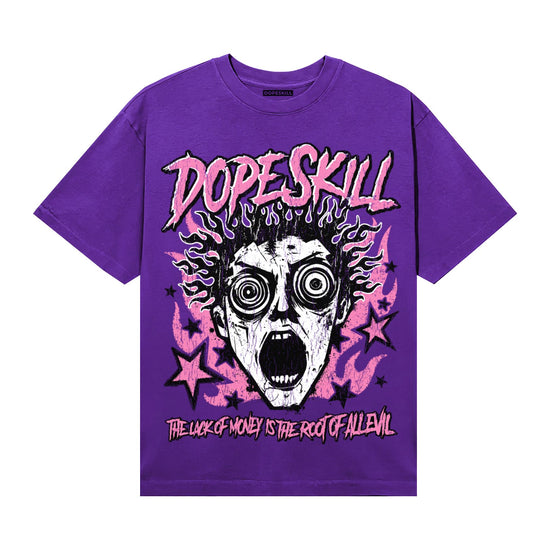 PURPLE Sneakers DopeSkill T-Shirt Root of Evil Graphic Streetwear - Purple