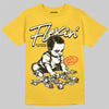 Jordan 5 'Tokyo' DopeSkill T-Shirt Flexin' Graphic Streetwear - Gold