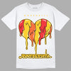 Yellow Sneakers DopeSkill T-Shirt Juneteenth Heart Graphic Streetwear - White