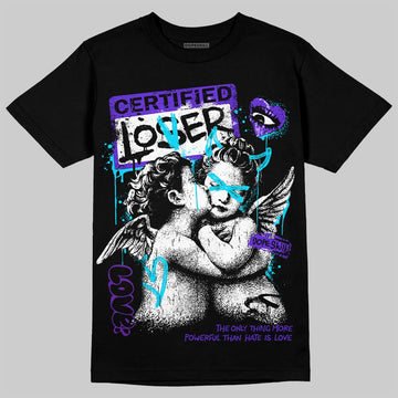 Jordan 6 "Aqua" DopeSkill T-Shirt Certified Lover Graphic Streetwear - black