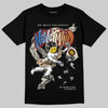 Jordan 17 Retro Low SP Infinite Archives DopeSkill T-Shirt Nevermind Graphic Streetwear - Black