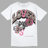 Dunk Low Smokey Mauve Playful Pink DopeSkill T-Shirt Loser Lover Graphic Streetwear - White 