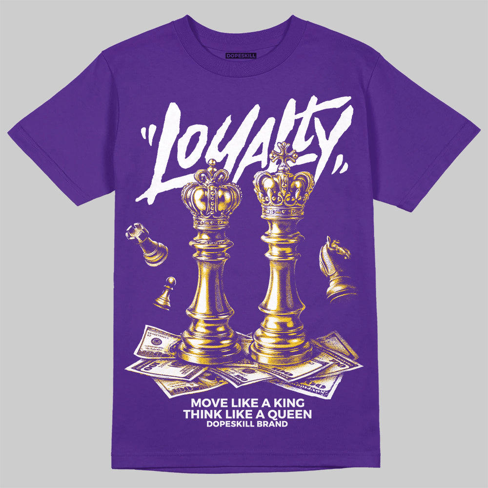 PURPLE Sneakers DopeSkill T-Shirt Loyalty Graphic Streetwear - Purple