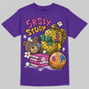 PURPLE Sneakers DopeSkill T-Shirt SRSLY Study Graphic Streetwear - Purple