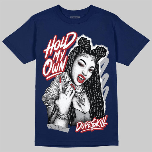 Jordan 12 Retro French Blue (2025) DopeSkill T-Shirt New H.M.O Graphic Streetwear - Navy