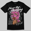 Asics Gel-Kayano 14 ‘Cream Sweet Pink’ DopeSkill T-Shirt Never Stop Hustling Graphic Streetwear - Black