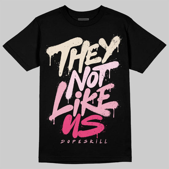 Jordan 4 "Iced Carmine" DopeSkill T-Shirt They Not Like Us Graphic Streetwear - black