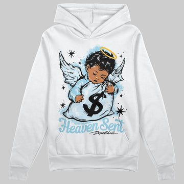 Vans Knu Stack Vintage Satin Dream Blue DopeSkill Hoodie Sweatshirt Heaven Sent Graphic Streetwear - WHite