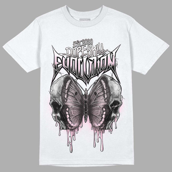 Dunk Low LX Pink Foam DopeSkill T-Shirt DopeSkill Evolution Graphic Streetwear - White