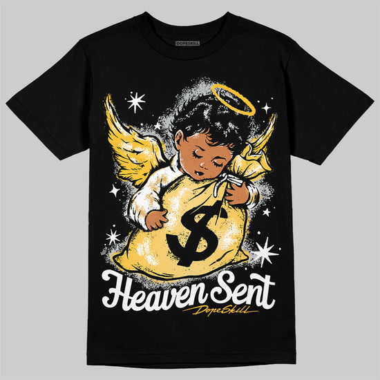 Jordan 12 "Phantom" DopeSkill T-Shirt Heaven Sent Graphic Streetwear - Black