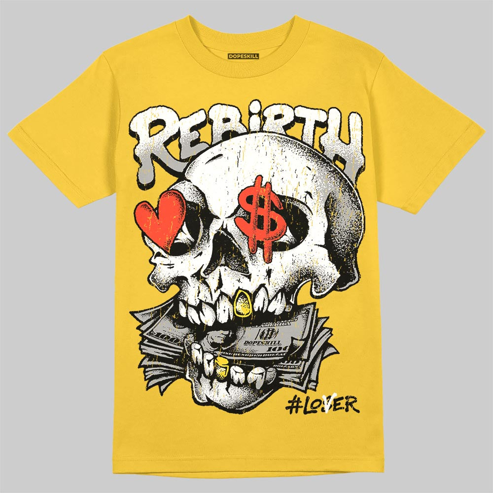 Jordan 4 Thunder DopeSkill T-Shirt Rebirth Graphic Streetwear - Daisy