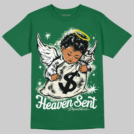 Jordan 13 GS “Pine Green” DopeSkill T-Shirt Heaven Sent Graphic Streetwear - irish Green