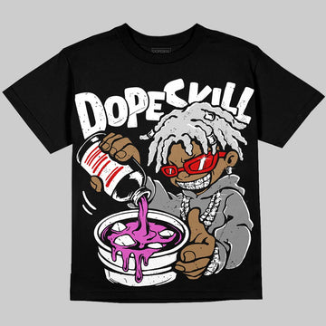 Dunk Panda White Black DopeSkill T-Shirt Pour Up Graphic Streetwear - Black