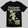 Air Max 90 x Patta Cyber and Particle Grey DopeSkill T-Shirt Play together, Stay together Graphic Streetwear - Black