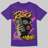 PURPLE Sneakers DopeSkill T-Shirt Rolling in Money Graphic Streetwear - Purple