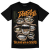 Jordan 5 "Olive" DopeSkill T-Shirt The Mouth With No Droughts Graphic Streetwear - Black