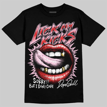 Awake NY x Air Jordan 5 Arctic Pink DopeSkill T-Shirt Lick My Kicks Graphic Streetwear  - Black