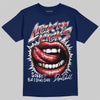 Jordan 11 “Rare Air” DopeSkill T-Shirt Lick My Kicks Graphic Streetwear - navy