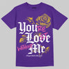 PURPLE Sneakers DopeSkill T-Shirt You’re Lost Without Me Graphic Streetwear - Purple