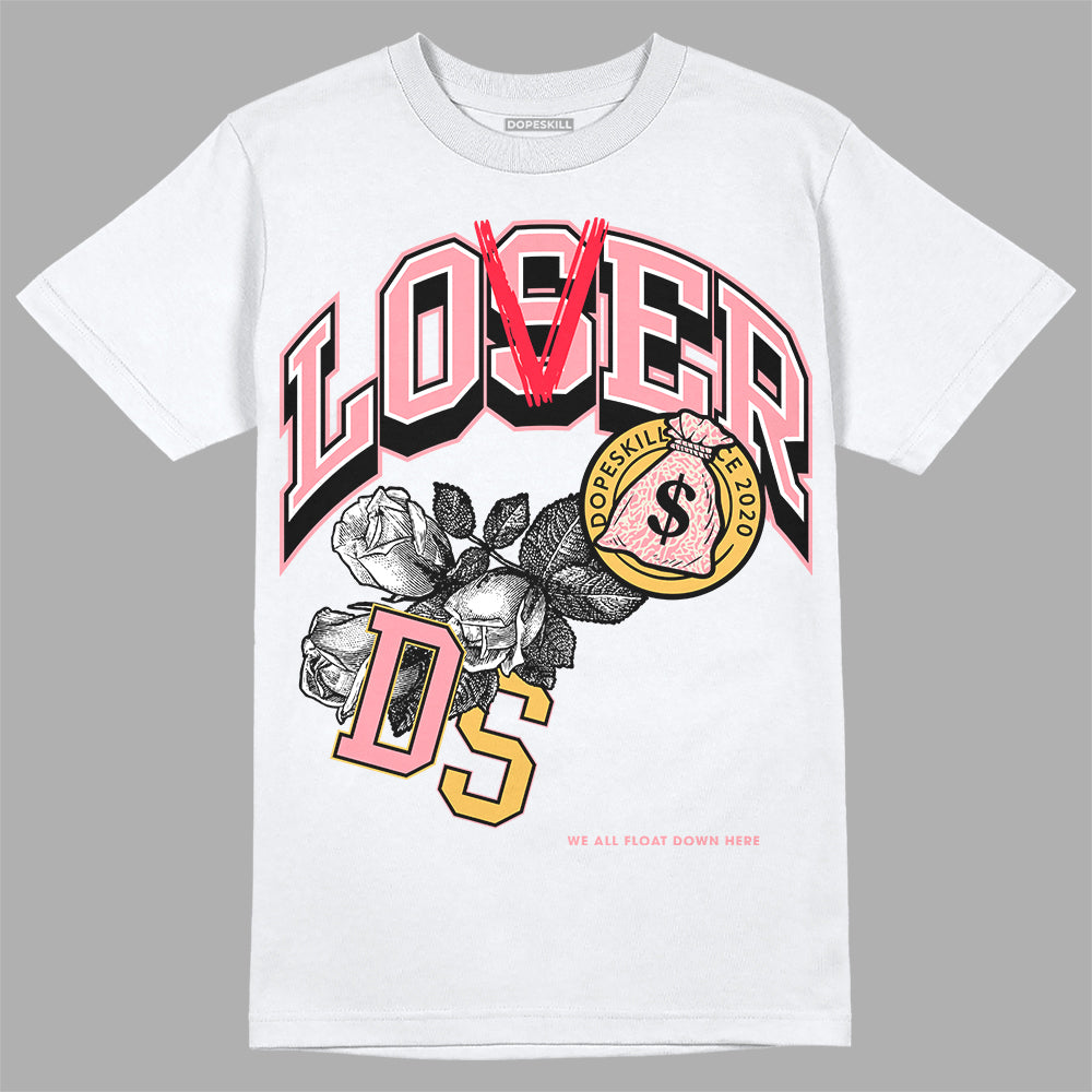 Jordan 3 GS “Red Stardust” DopeSkill T-Shirt Loser Lover Graphic Streetwear - White